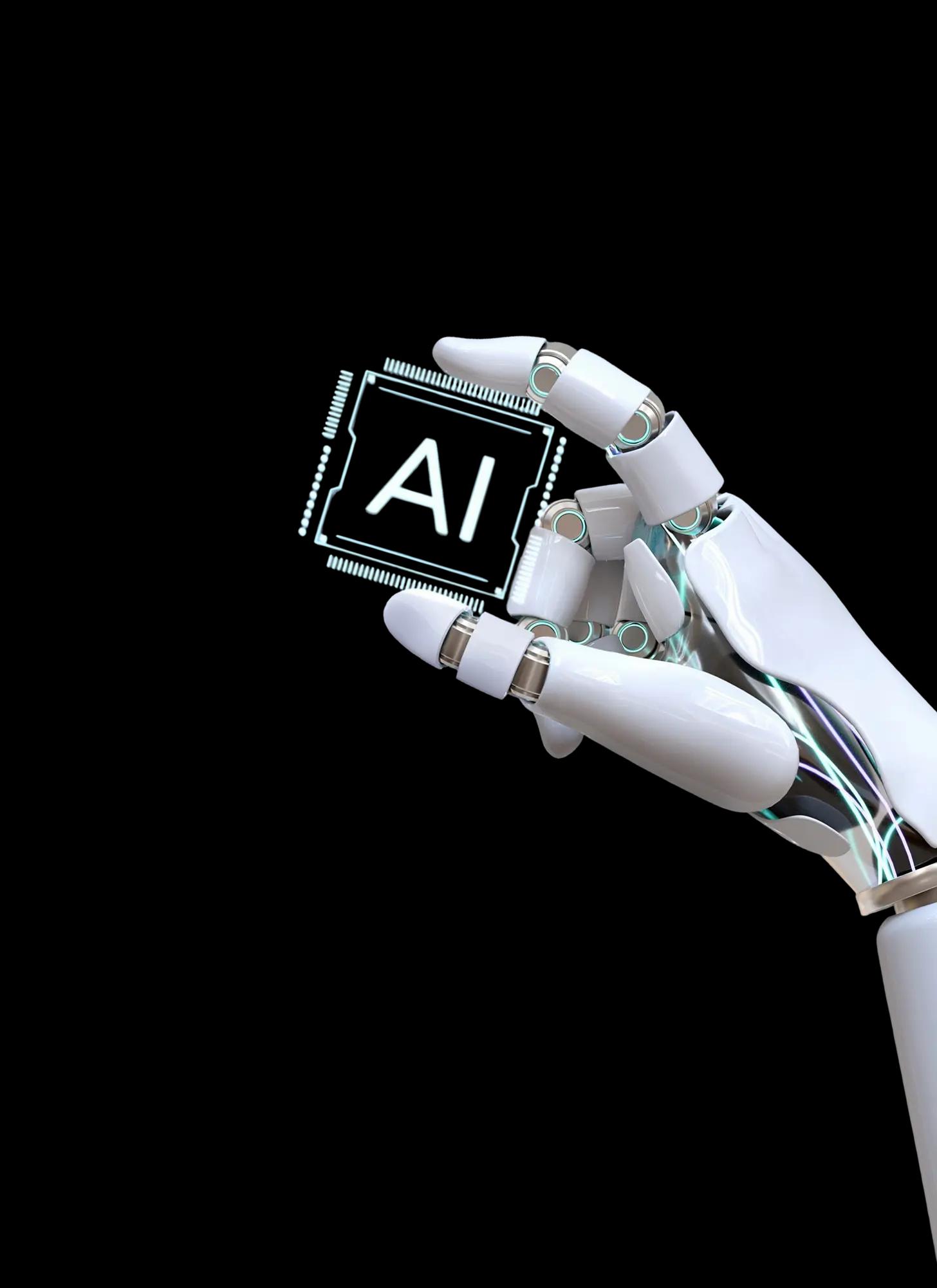 Robot arm background
